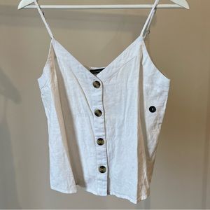 New Abercrombie Linen Tank Top
